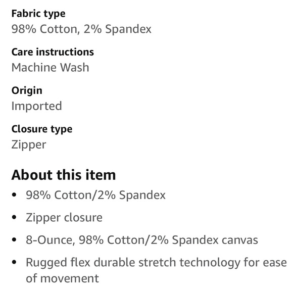 Carhartt Men’s Navy Rugged Flex Relaxed Fit Canvas Work Pant - Picture 5 of 5